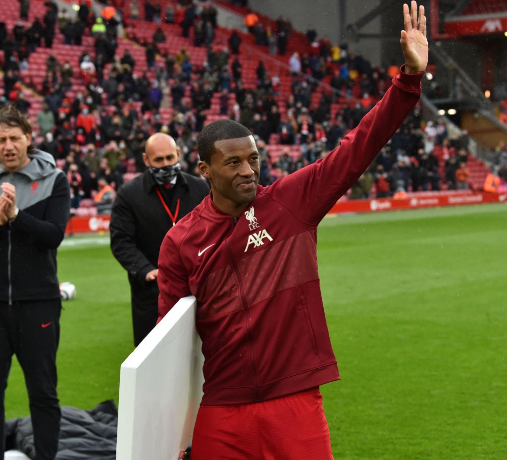 Gini Wijnaldum has said he will be a Liverpool supporter for life.