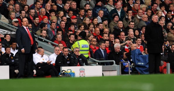Liverpool 's Spanish manager Rafael Beni