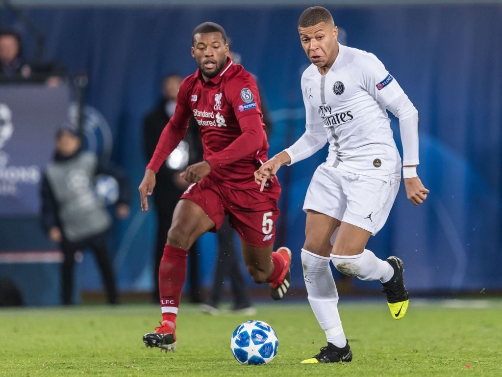 Gini Wijnaldum is set to join Kylian Mbappe at PSG
