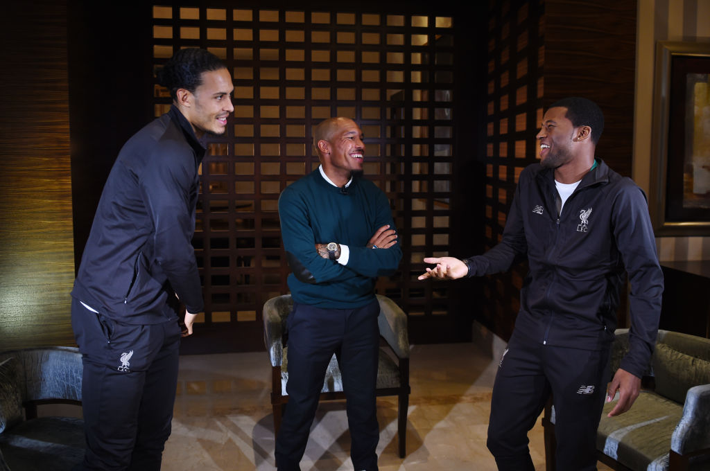 Virgil van Dijk, Georginio Wijnaldum And Nigel de Jong - Interview