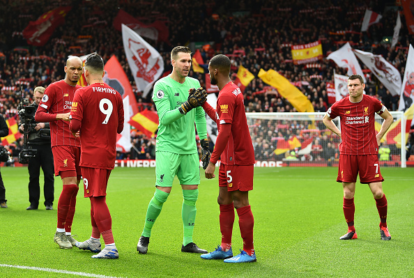 Gini Wijnaldum and Adrian, 2019/20