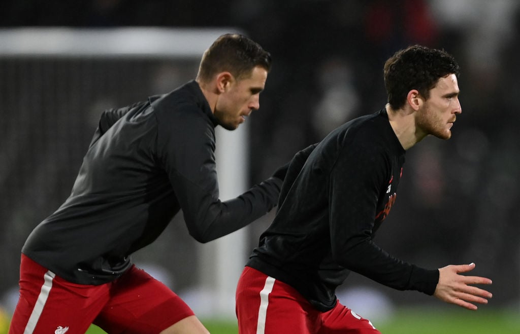 Jordan Henderson and Andy Robertson