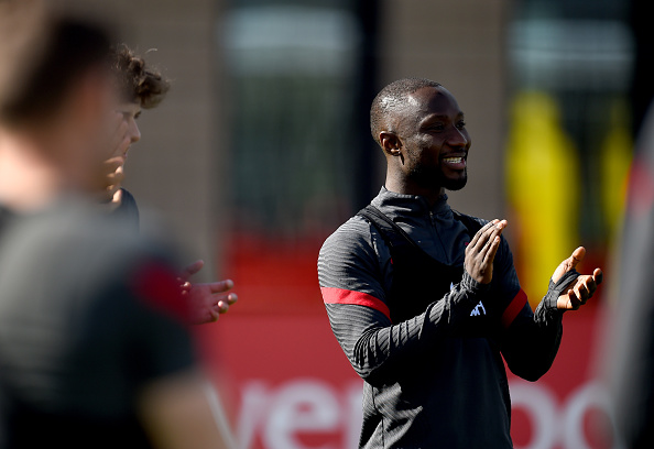 Naby Keita, Liverpool trainin session