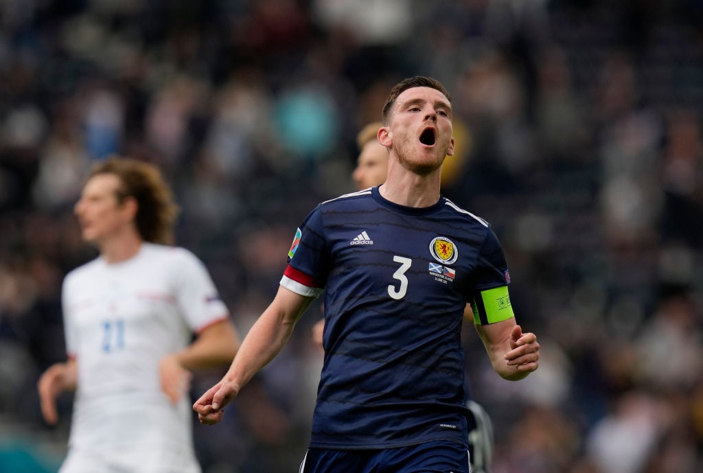 Robertson was the star of the show in Scotland v Czech Republic