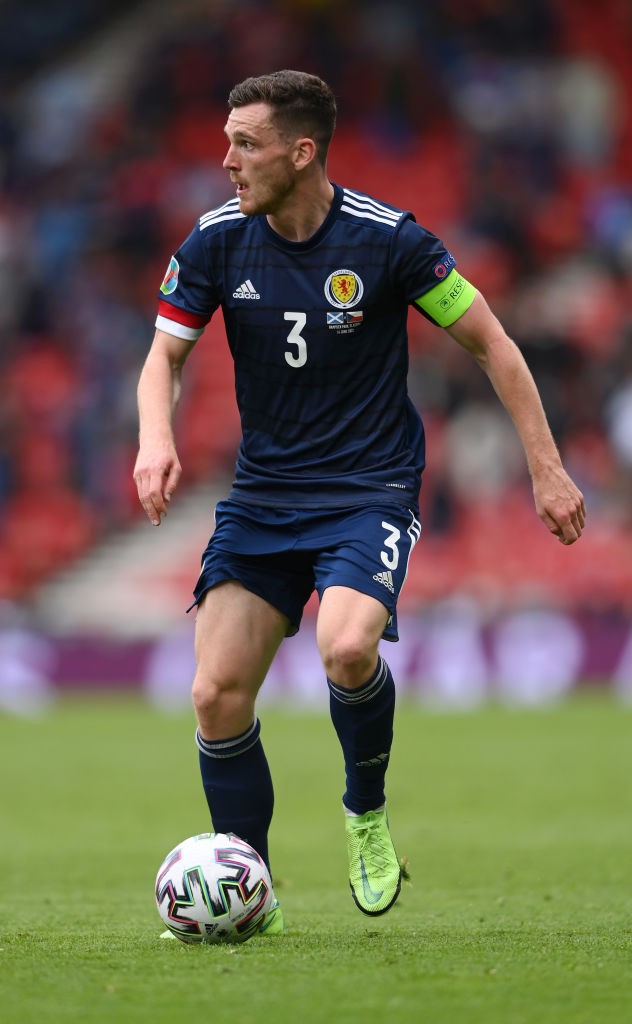 Andy Robertson stood out for Scotland v Czech Republic.