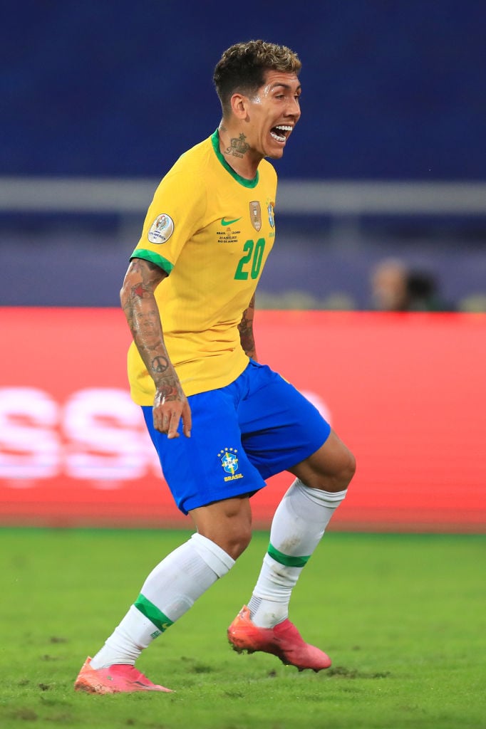 Liverpool fans have been left wowed by Roberto Firmino after a near assist for Brazil v Colombia.