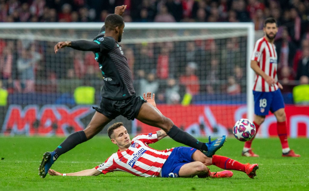 Liverpool's FC Georginio Wijnaldum and Atletico de Madrid's
