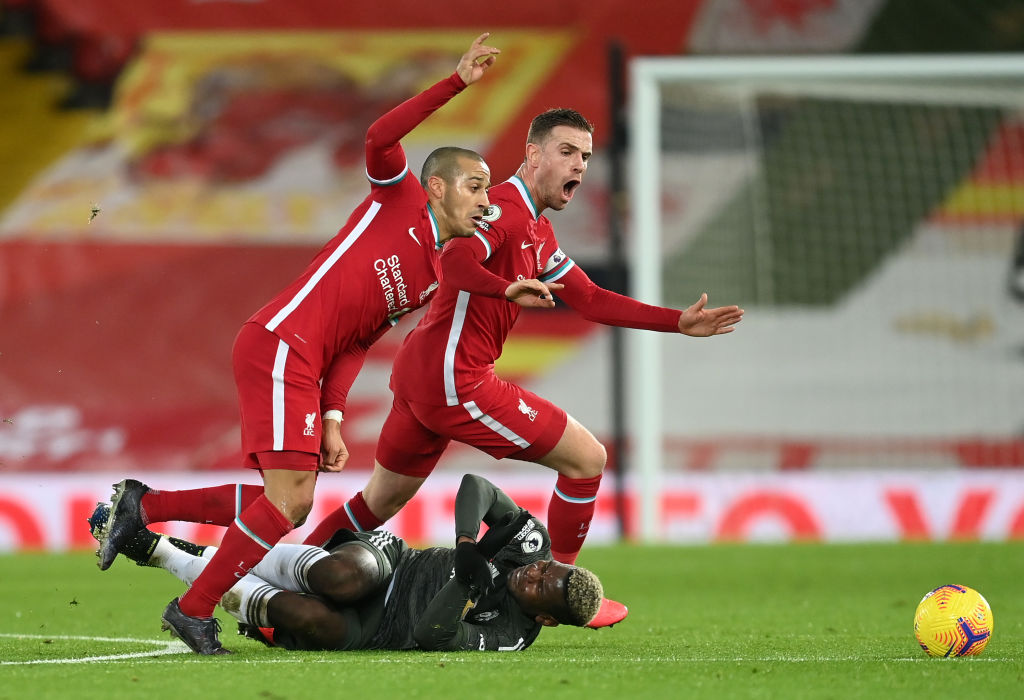 Thiago and Jordan Henderson
