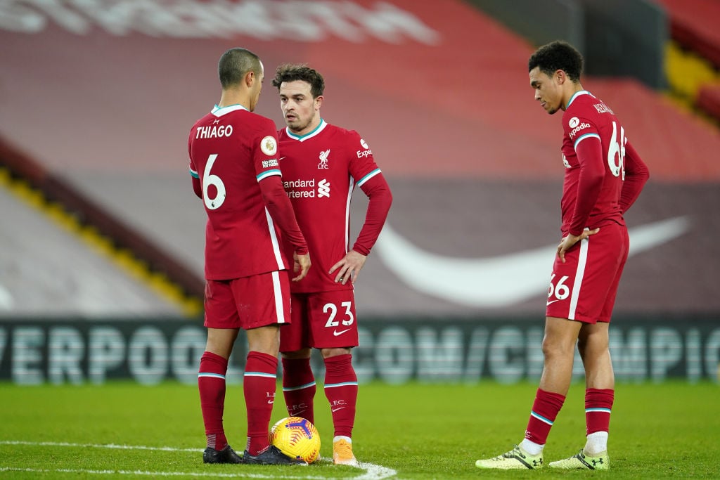 tHIAGO aLCANTARA AND xHERDAN sHAQIRI FOR lIVERPOOL