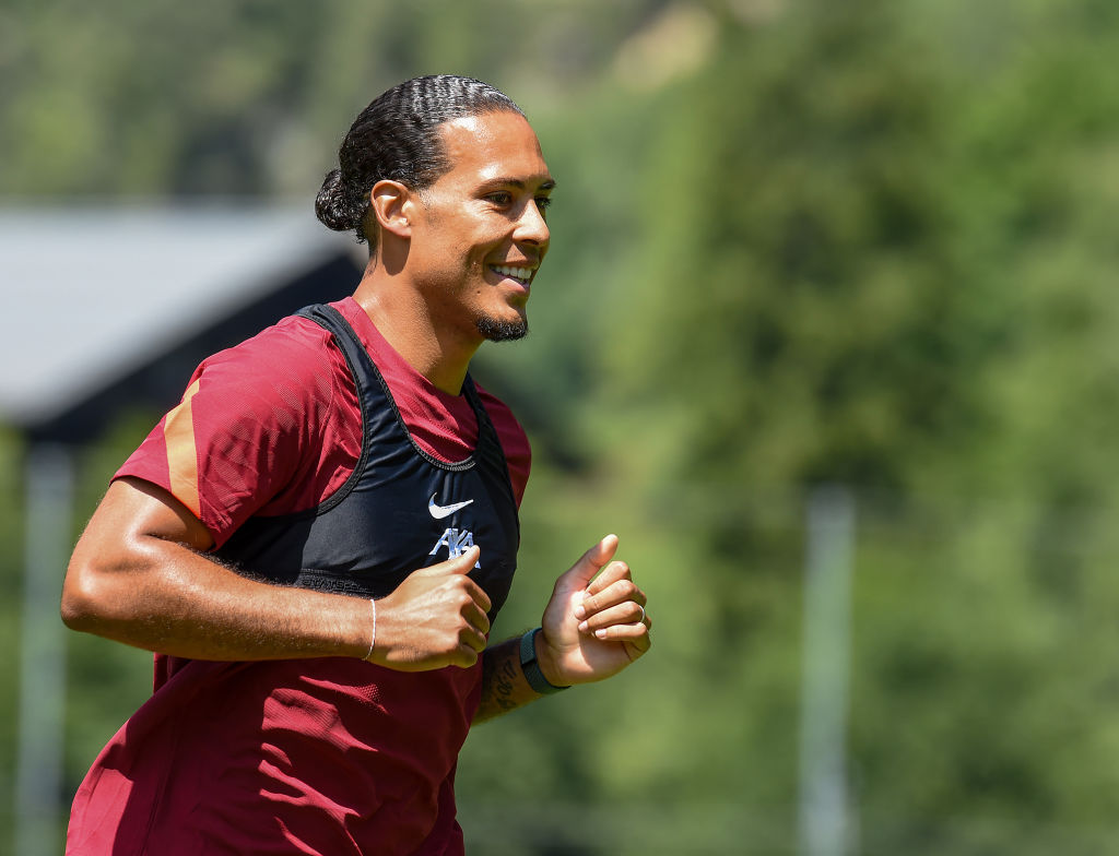Liverpool fans are overjoyed that Virgil van Dijk is back in full training