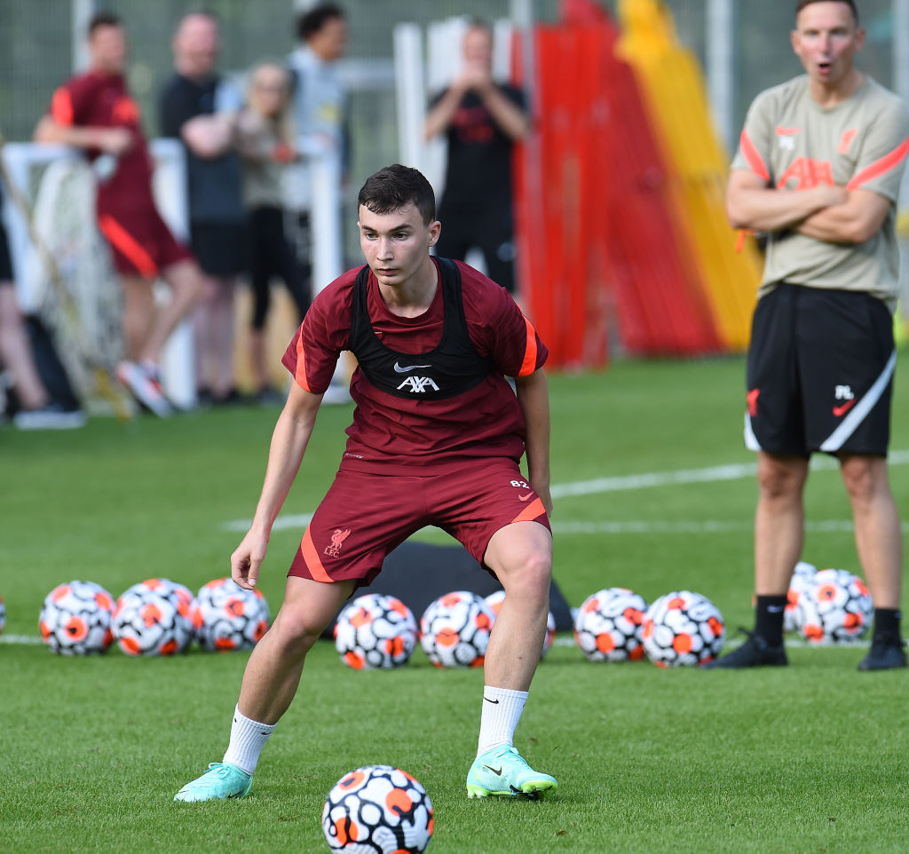 Mateusz Musialowski and Harvey Elliott
