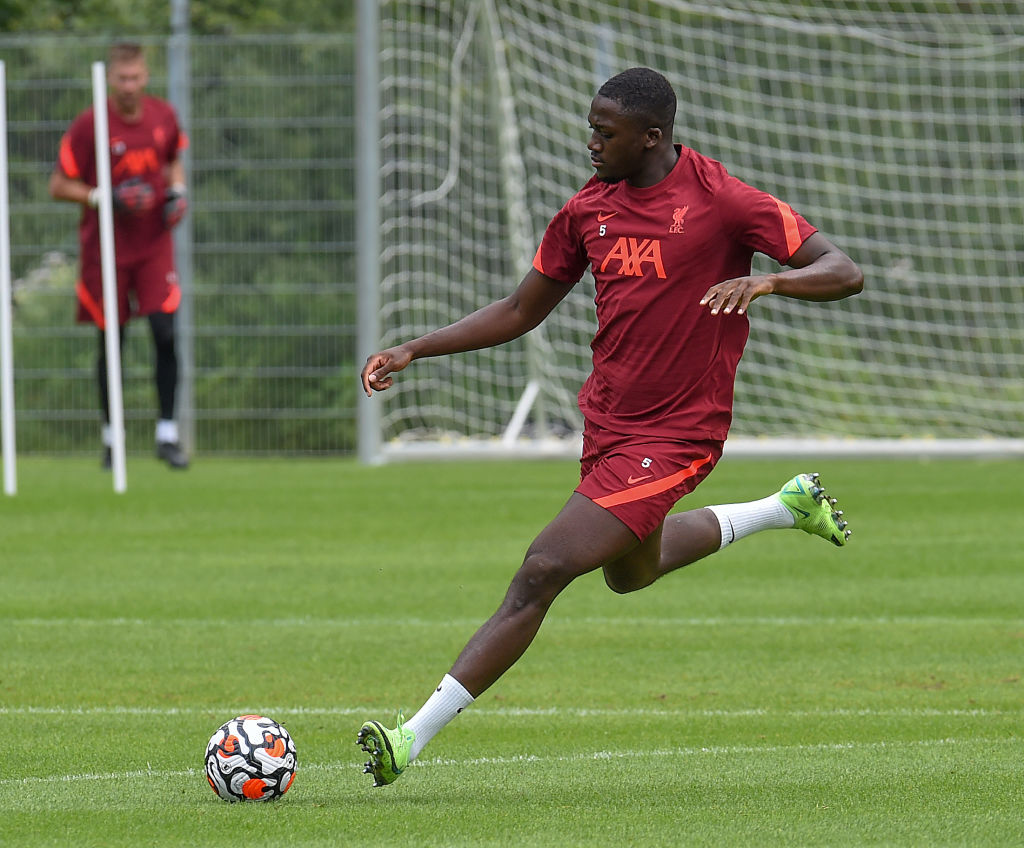 Konate in Liverpool Pre-Season Training, 2021/22
