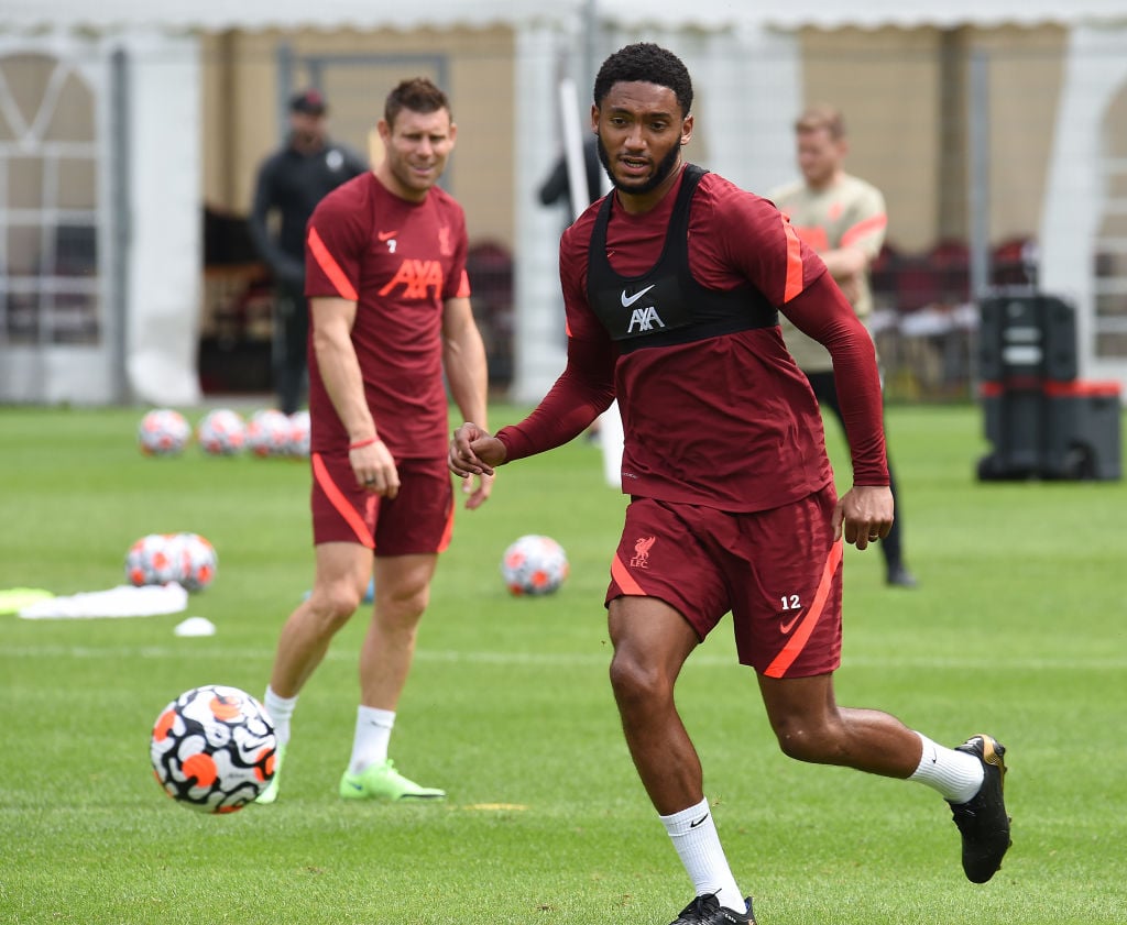 Jurgen Klopp has given a positive injury update on Joe Gomez
