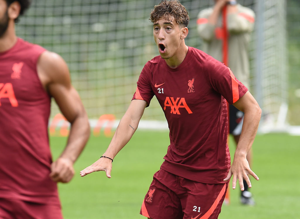 Liverpool Pre-Season Training session: Kostas Tsimikas