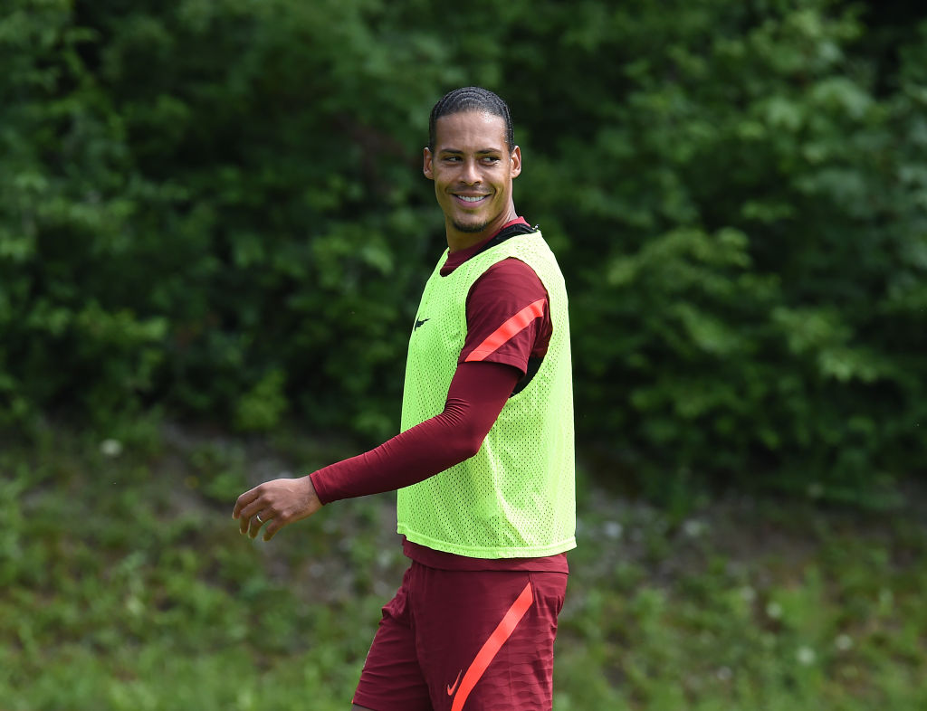 Virgil van Dijk could make his return to action against Hertha Berlin