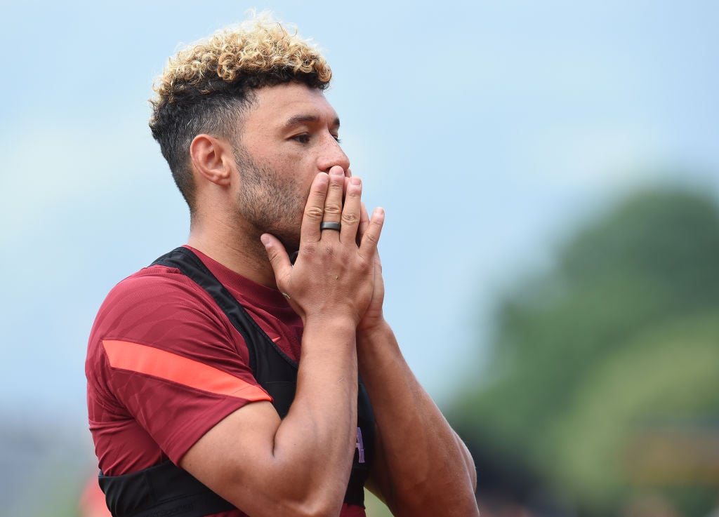 Liverpool may have dropped a transfer hint by playing Alex Oxlade-Chamberlain as a striker