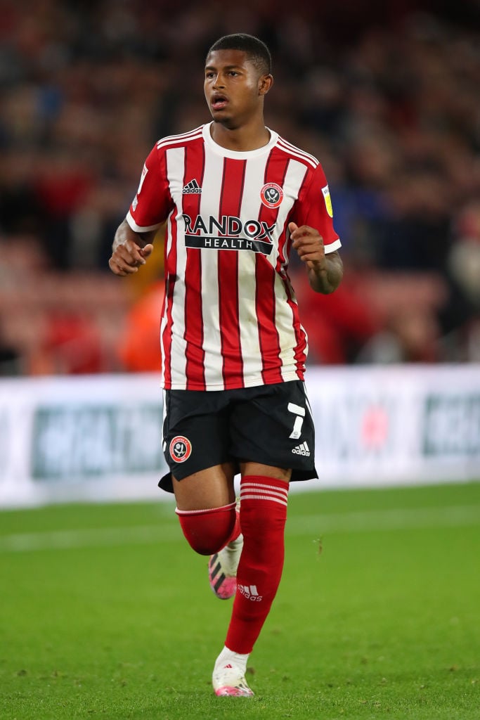 Liverpool fans have congratulated Rhian Brewster after he scored his first Sheffield United goal