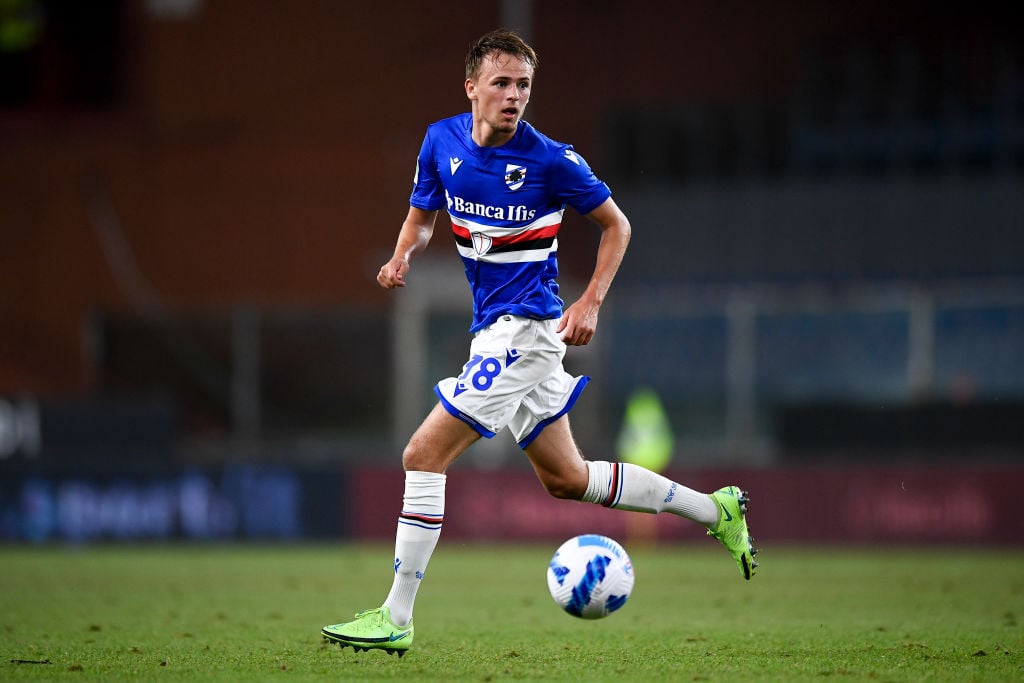 Liverpool scouts were watching Mikkel Damsgaard at the weekend