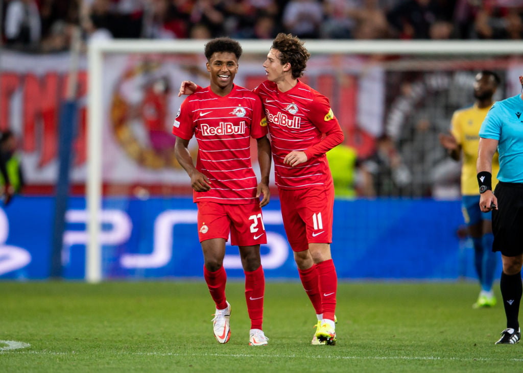 FC Red Bull Salzburg v Broendby IF - UEFA Champions League: Play-Offs Leg One