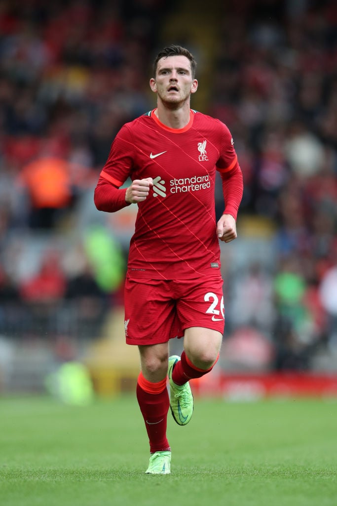 Some Liverpool fans have reacted to Andy Robertson picking up an injury yesterday
