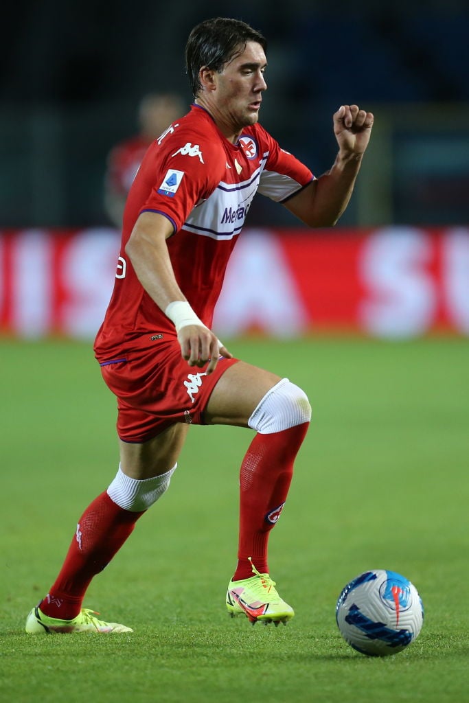 Liverpool target Dusan Vlahovic is continuing to impress