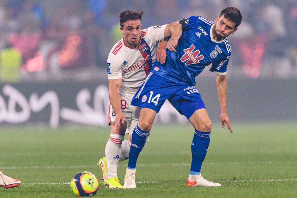Xherdan Shaqiri bagged an impressive assist on his Lyon debut