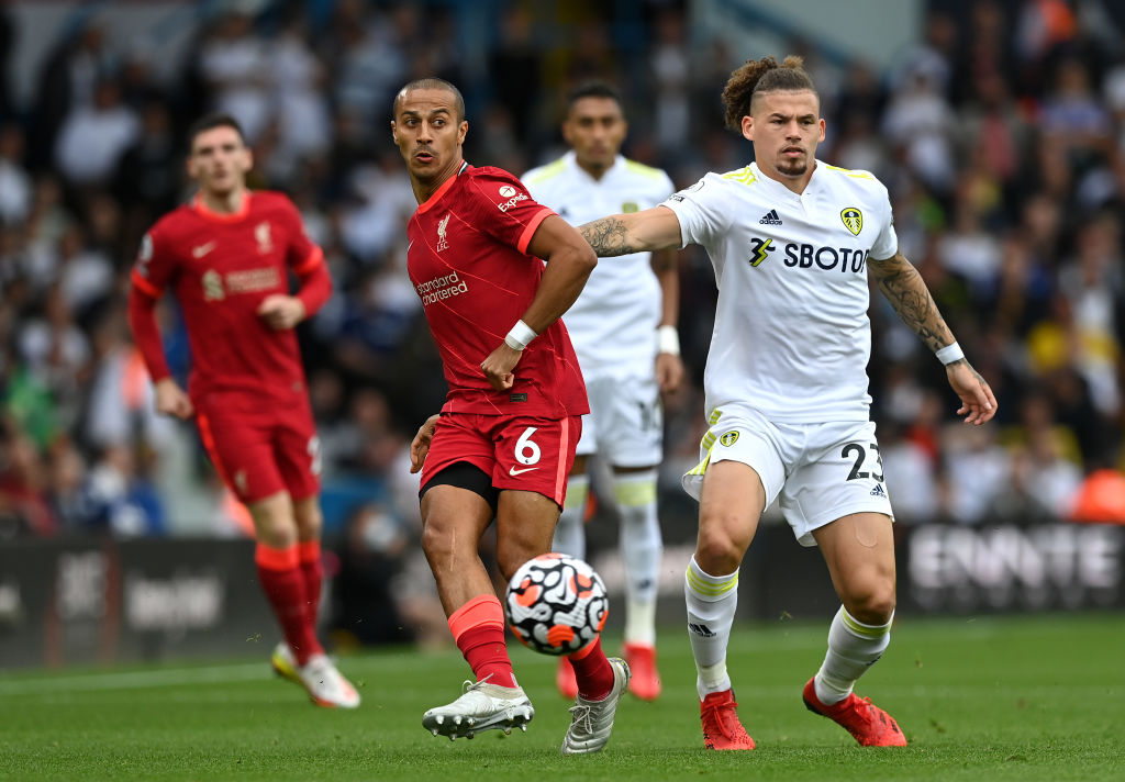 Thiago, Leeds United v Liverpool - Premier League