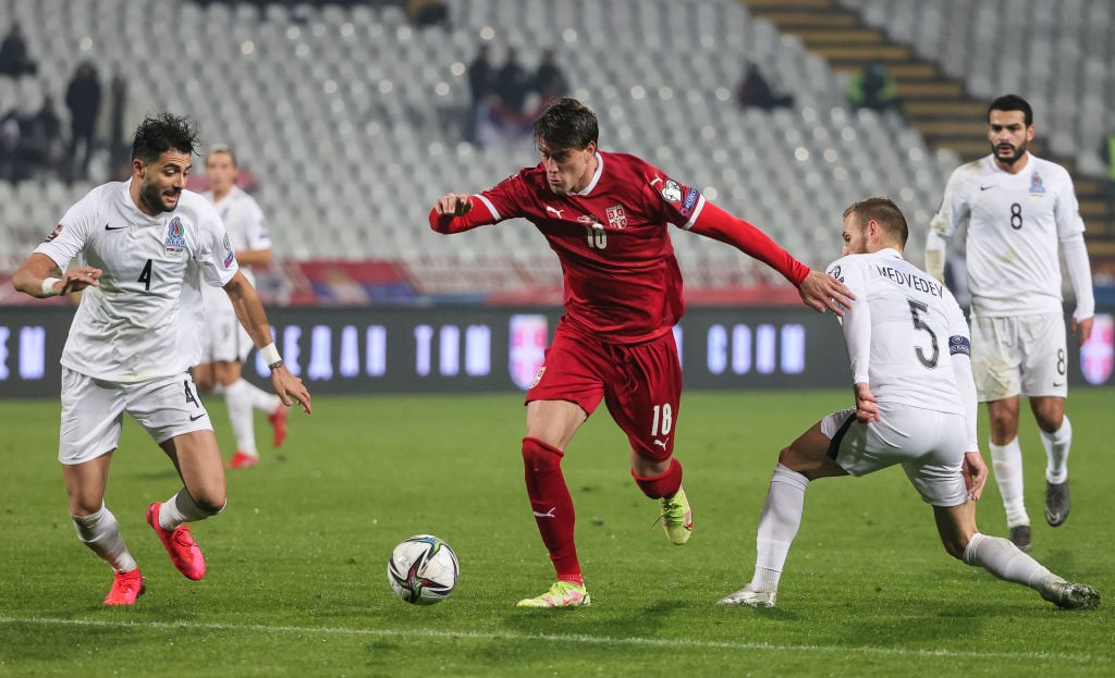 Serbia v Azerbaijan - 2022 FIFA World Cup Qualifier