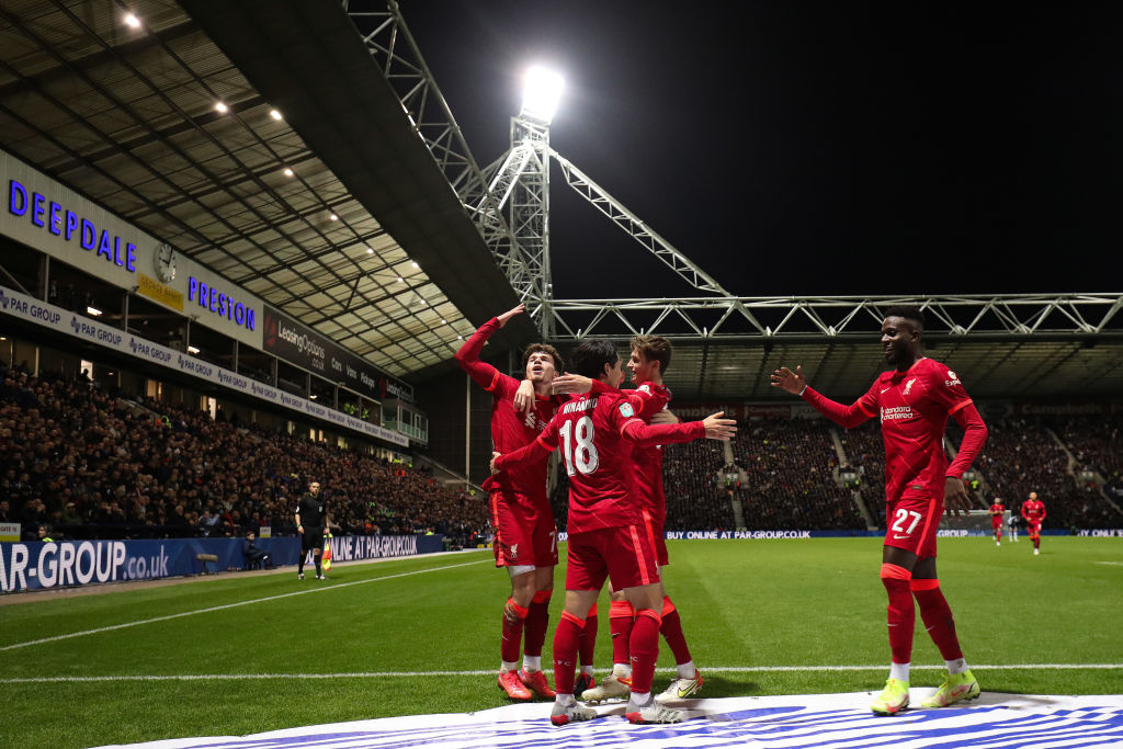 Preston North End v Liverpool - Carabao Cup Round of 16