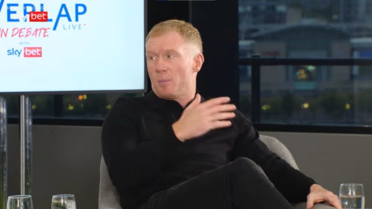 Paul Scholes on Mohamed Salah.