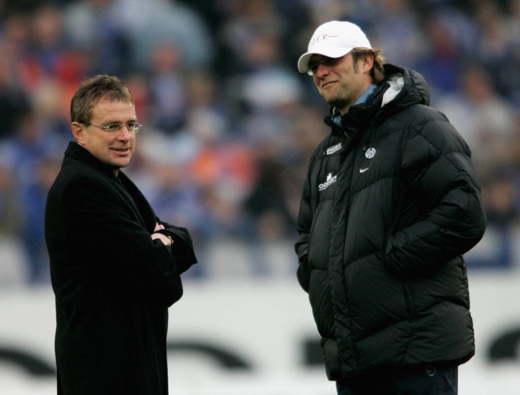 Ralph Rangnick and Jurgen Klopp.