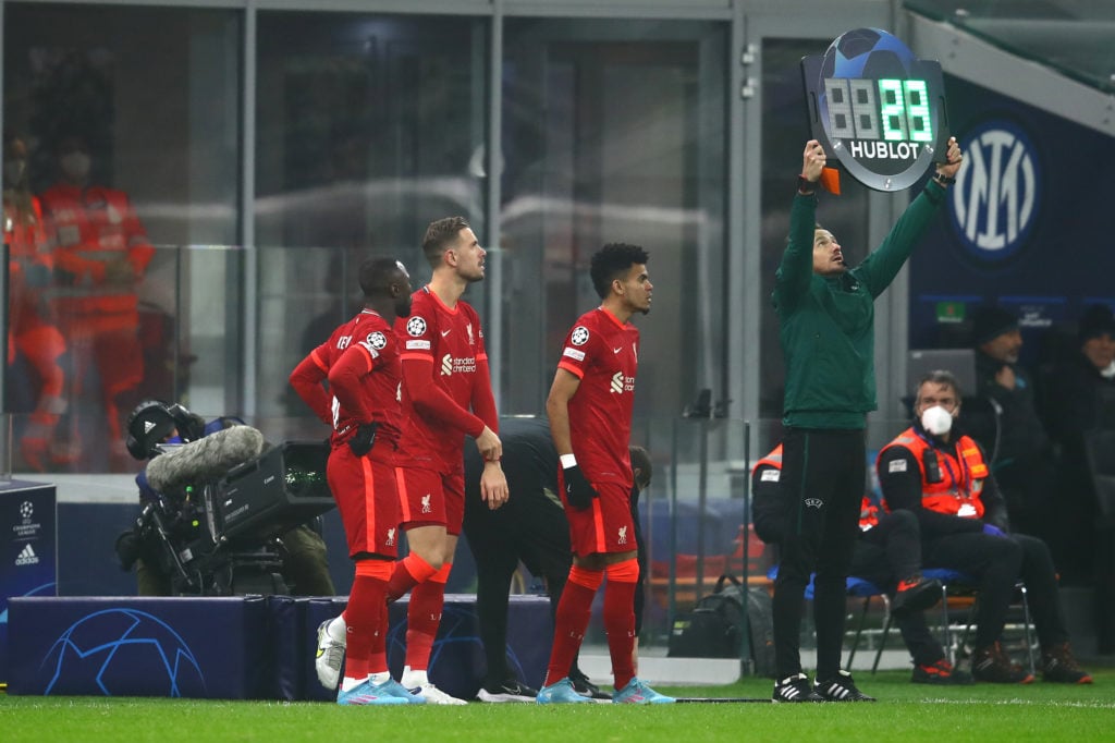 FC Internazionale v Liverpool FC: Round Of Sixteen Leg One - UEFA Champions League