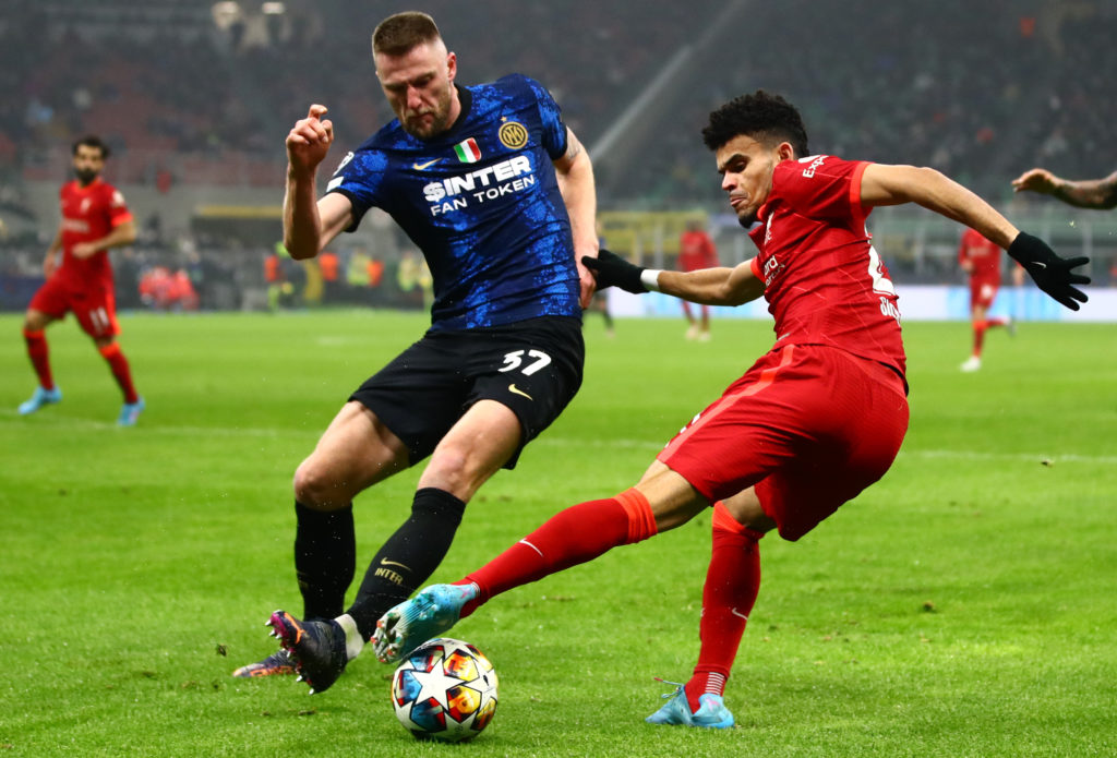 FC Internazionale v Liverpool FC: Round Of Sixteen Leg One - UEFA Champions League