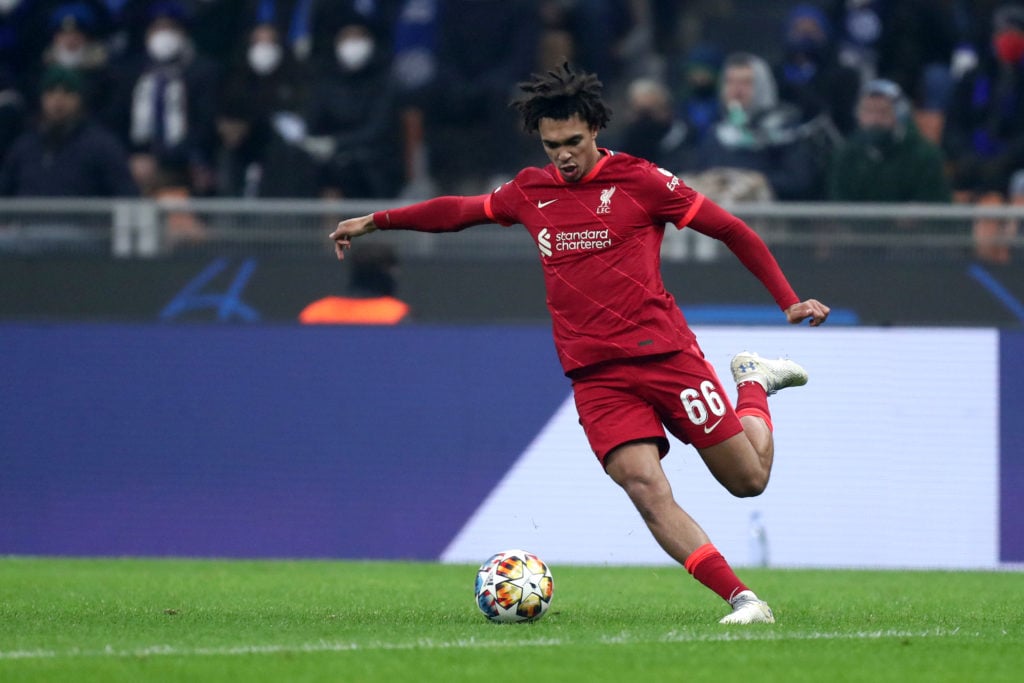 Trent Alexander-Arnold of Liverpool Fc in action during the