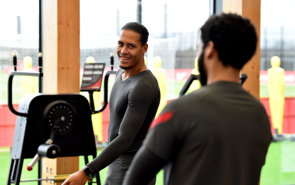 Virgil van Dijk and Joe Gomez Continue their Rehabilitation at Liverpool
