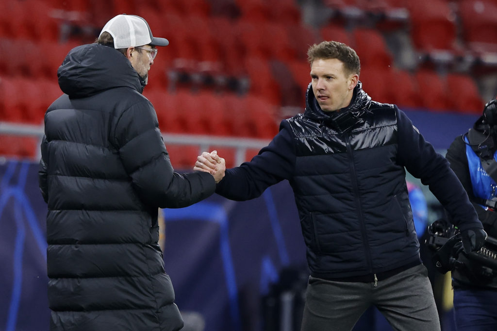 RB Leipzig v Liverpool FC - UEFA Champions League Round Of 16 Leg One