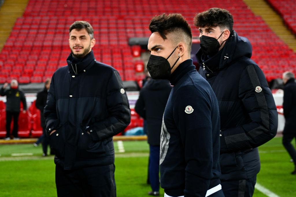 FC Internazionale Pitch Inspection At Anfield