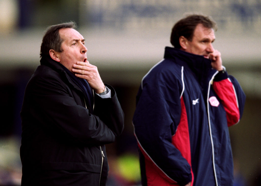 Gerard Houllier and Phil Thompson