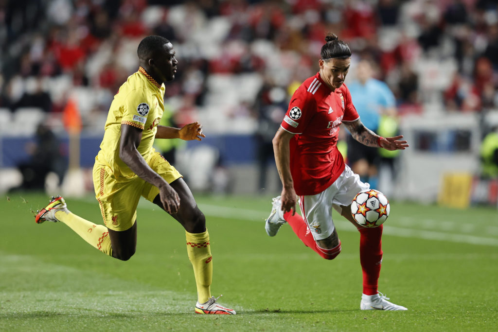 SL Benfica v Liverpool FC Quarter Final Leg One - UEFA Champions League