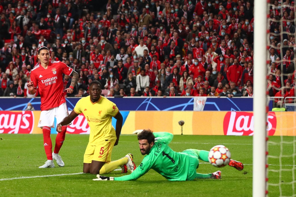 SL Benfica v Liverpool FC Quarter Final Leg One - UEFA Champions League