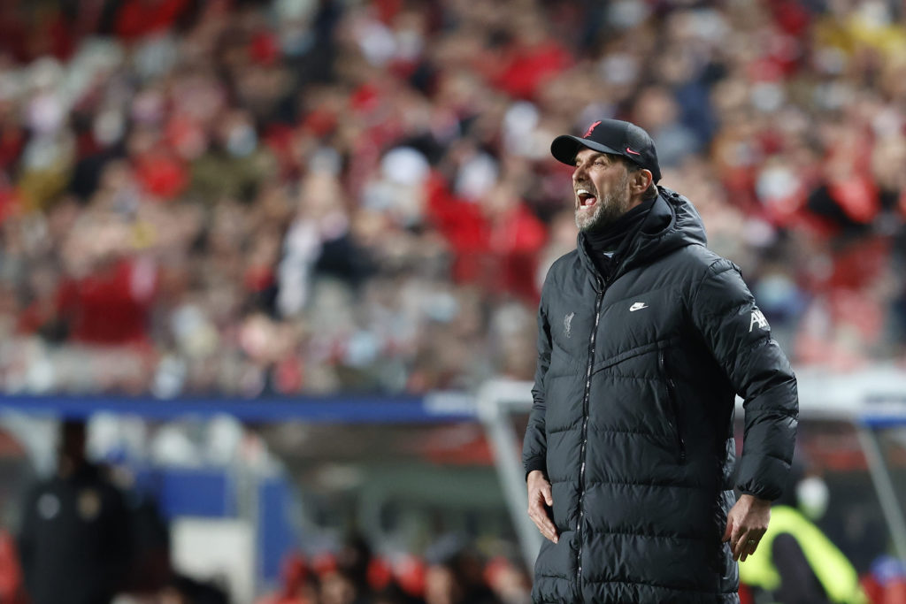 SL Benfica v Liverpool FC Quarter Final Leg One - UEFA Champions League