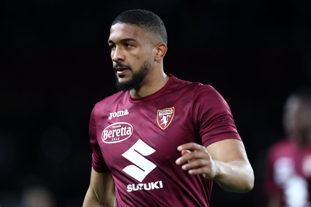 Gleison Bremer of Torino Fc during warm up before the Serie