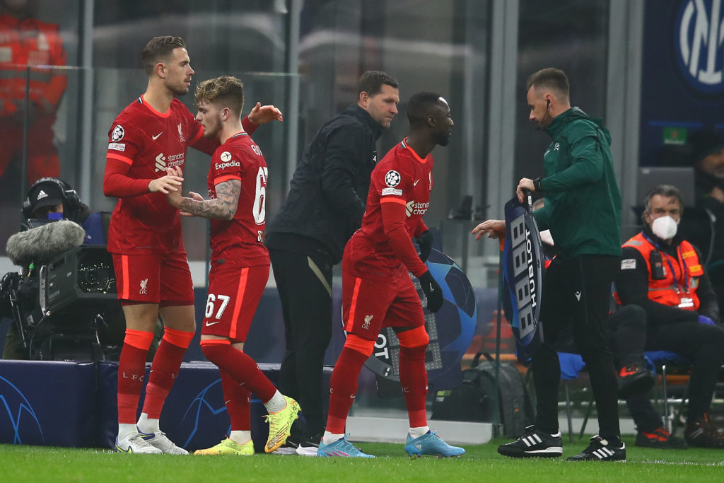 Inter v Liverpool FC: Round Of Sixteen Leg One - UEFA Champions League