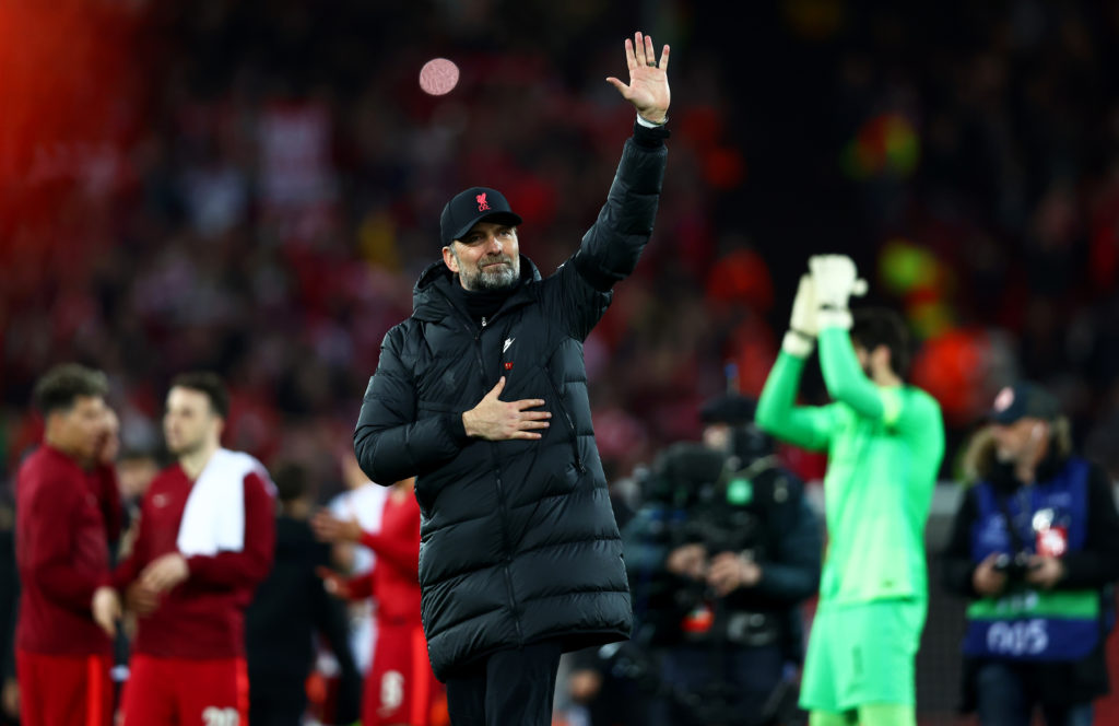 Liverpool FC v SL Benfica Quarter Final Leg Two - UEFA Champions League