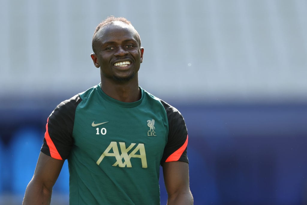 Liverpool FC Training Session And Press Conference - UEFA Champions League Final 2021/22