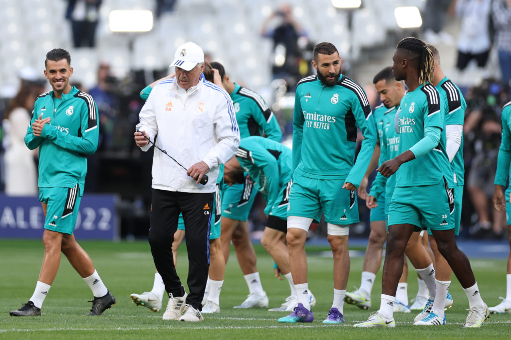 Real Madrid Training Session And Press Conference - UEFA Champions League Final 2021/22