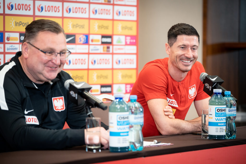 Robert Lewandowski At The Polish National Team Press Conference