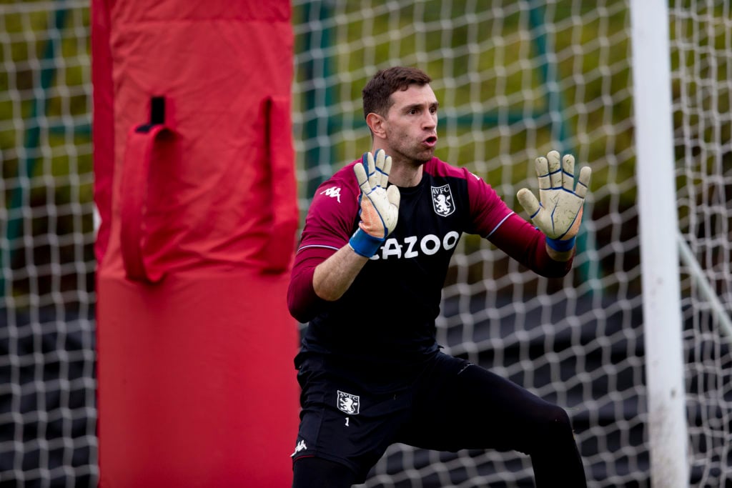 Aston Villa Training Session