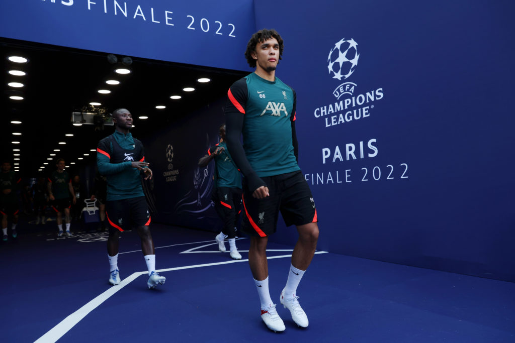 Liverpool FC Training Session And Press Conference - UEFA Champions League Final 2021/22