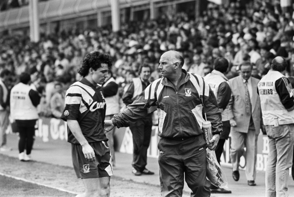 Ronnie Moran of Liverpool